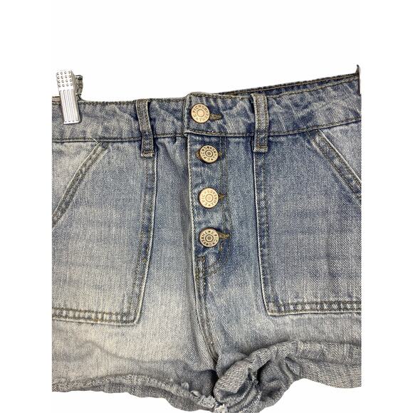 Epic Threads Girls Denim Blue Button-Fly Jean Shorts Kids Youth Size 14 - Picture 3 of 5